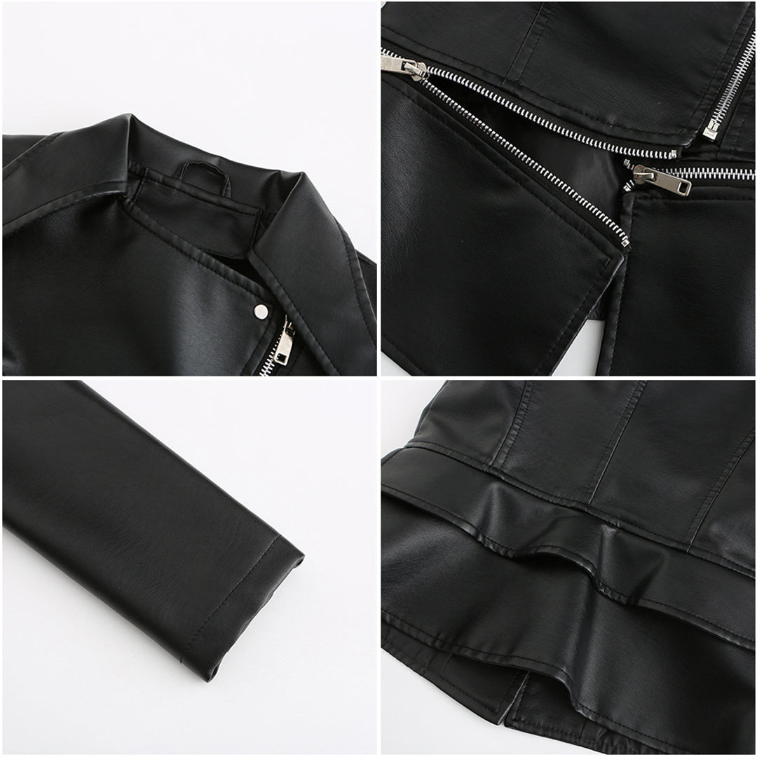 Bruna | Elegant Leather Jacket