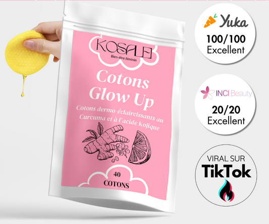Cotons Glow Up™ | Dischetti di Cotone Illuminanti con Curcuma e Acido Kojico