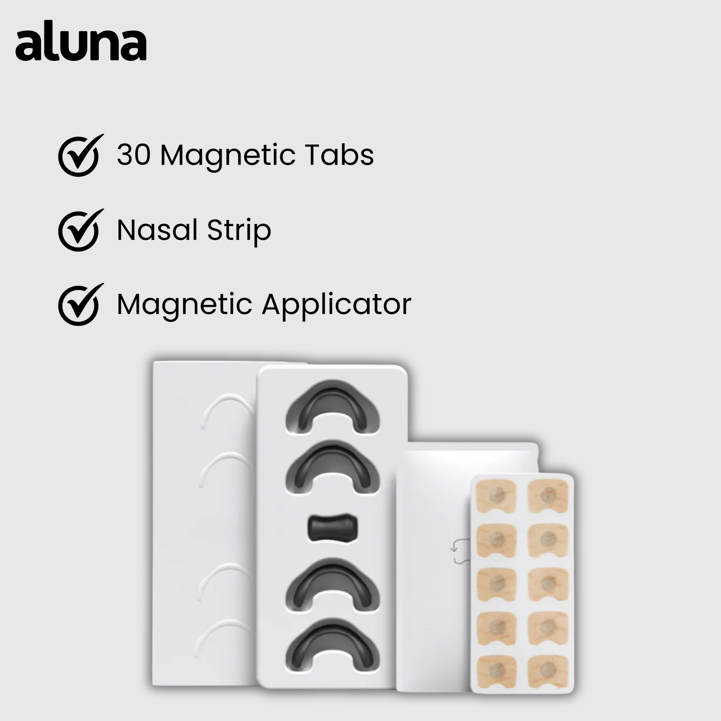 Aluna | Kit di Strisce Nasali per una Respirazione Migliore