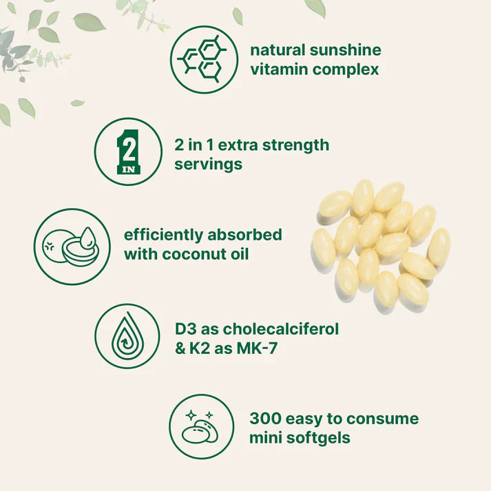 D-K Harmony | Capsule morbide di vitamina D3 e K2