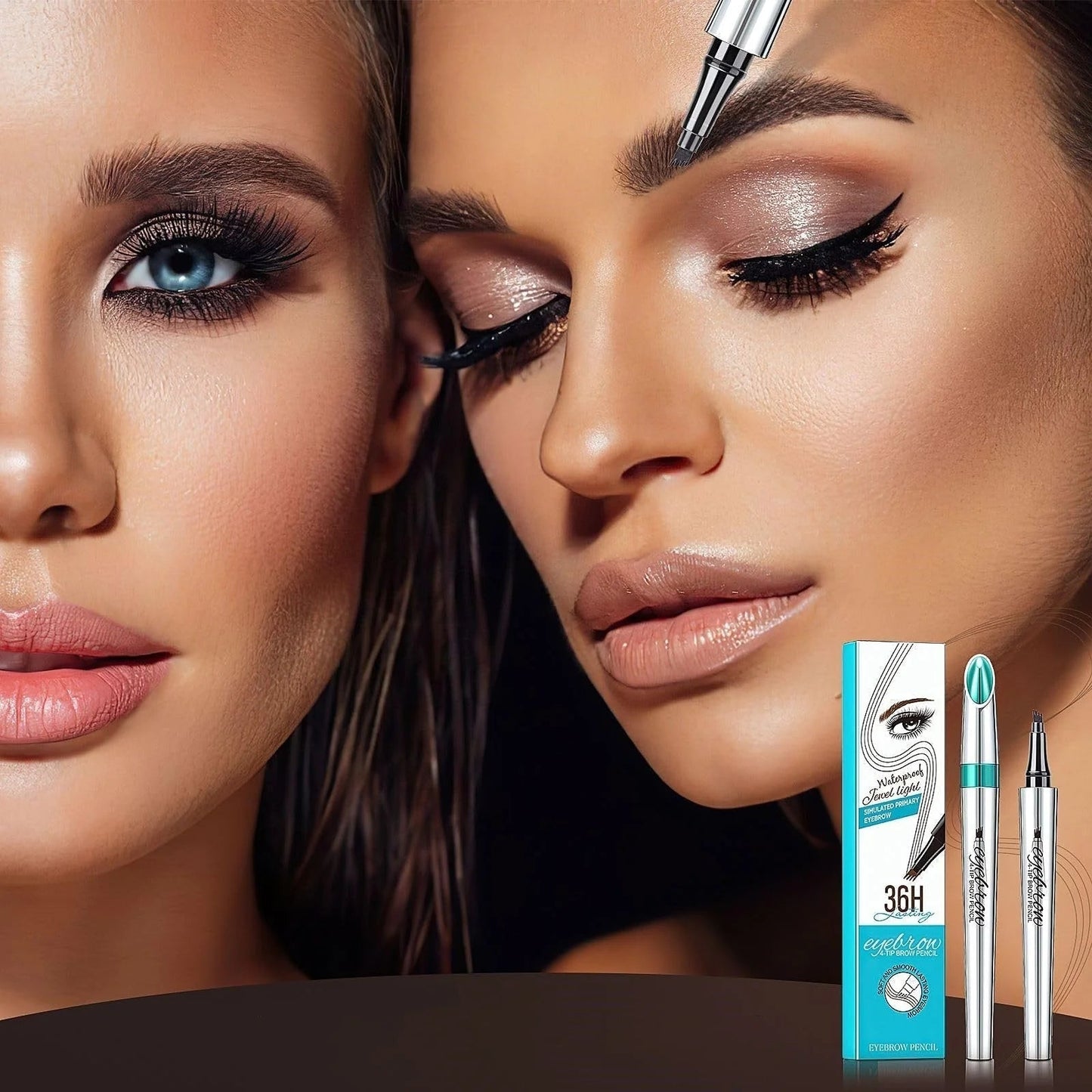 InfinityBrow™ | Matita per Sopracciglia Impermeabile con Effetto 3D