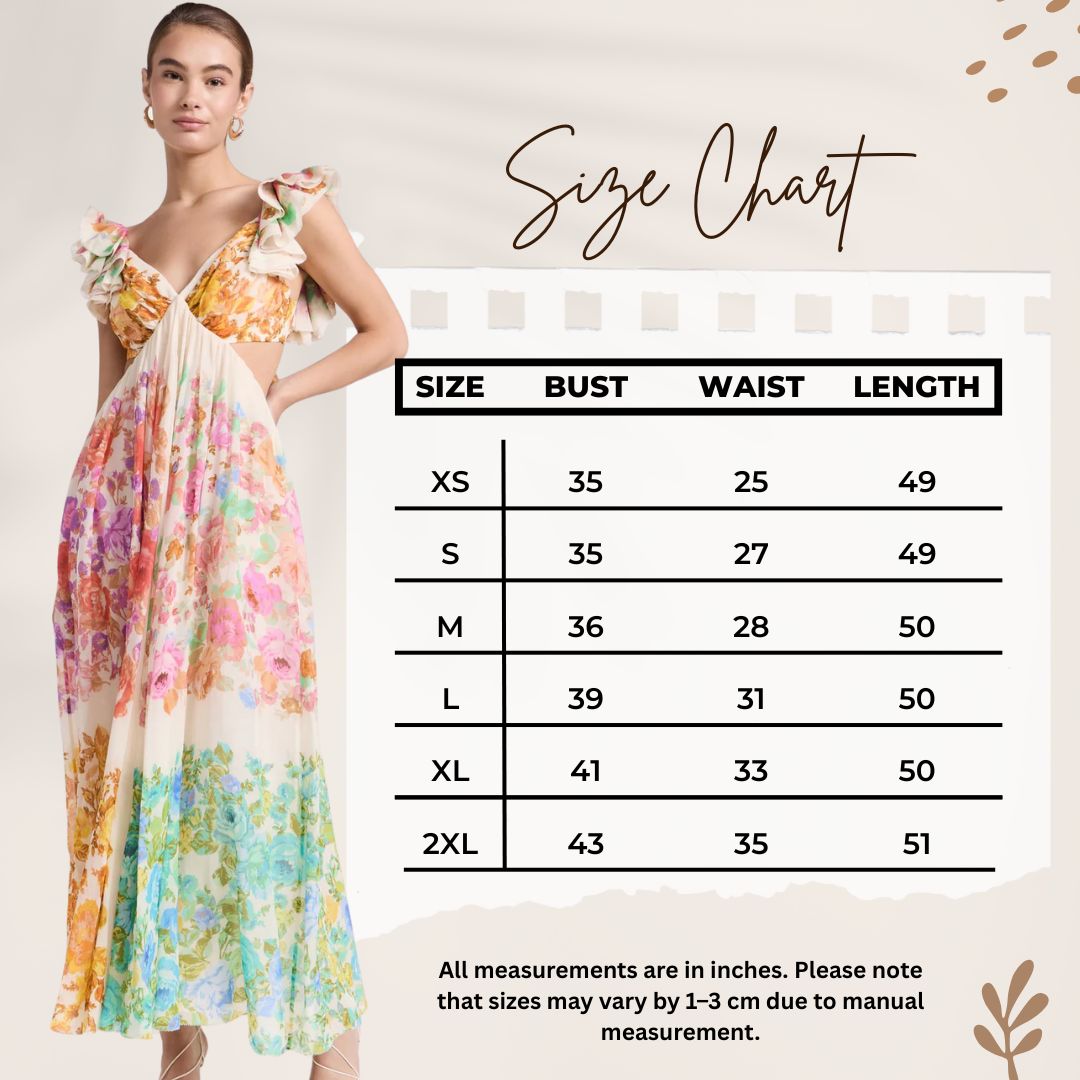 Renata | Vestito Midi con Spalle a Volant