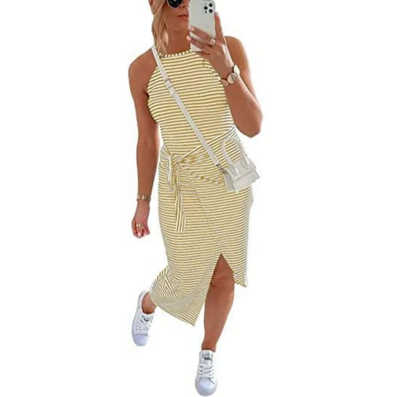 Bettina | Vestito Midi a Righe
