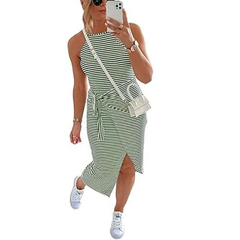 Bettina | Vestito Midi a Righe