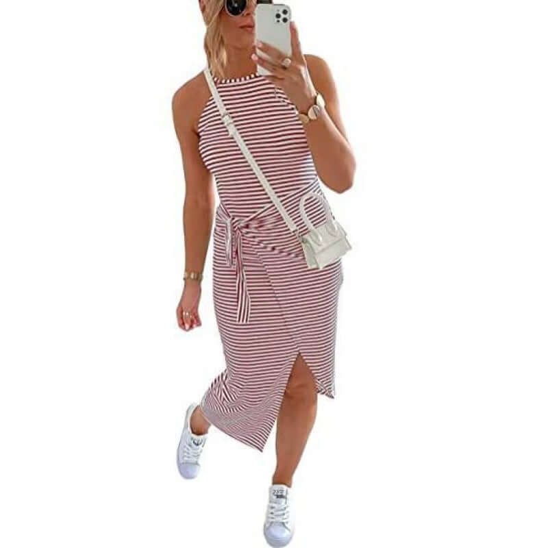 Bettina | Vestito Midi a Righe