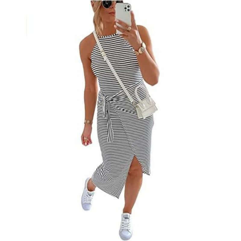 Bettina | Vestito Midi a Righe