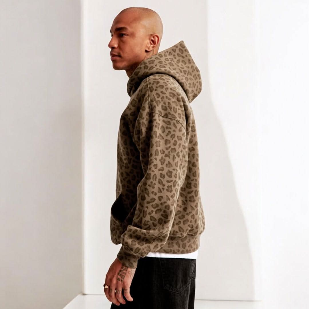 Zoe | Felpa Unisex con Leopardo