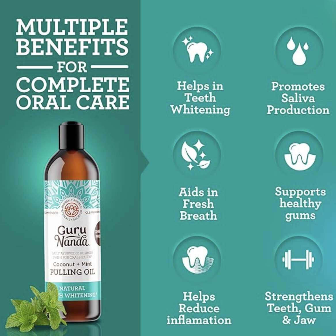 CocoNature | Collutorio all'Olio di Cocco per Denti più Puliti