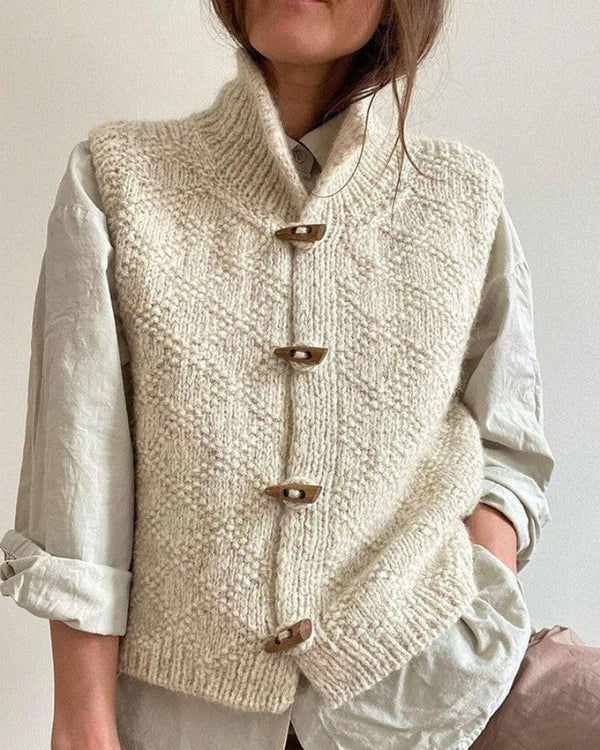 Eliane | Elegante Cardigan Senza Maniche