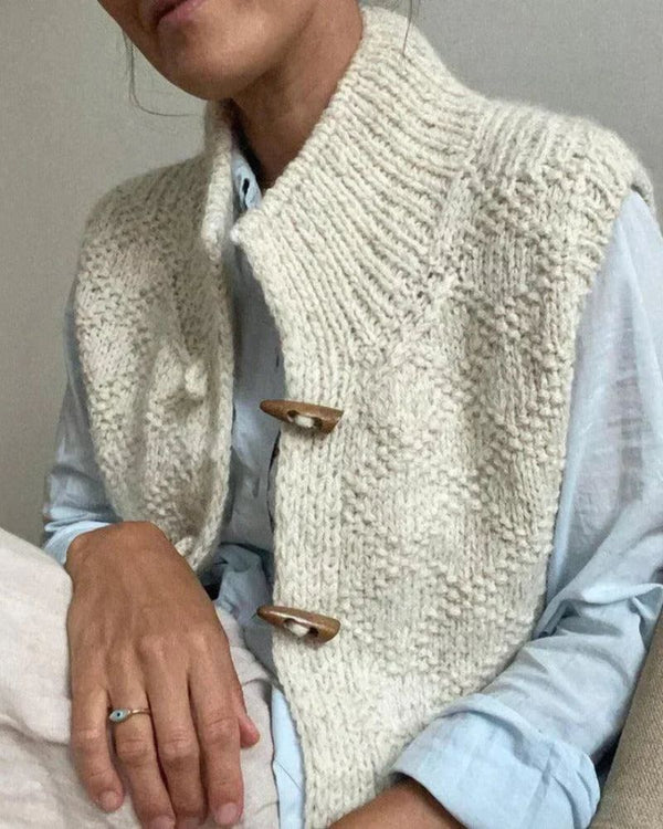 Eliane | Elegante Cardigan Senza Maniche