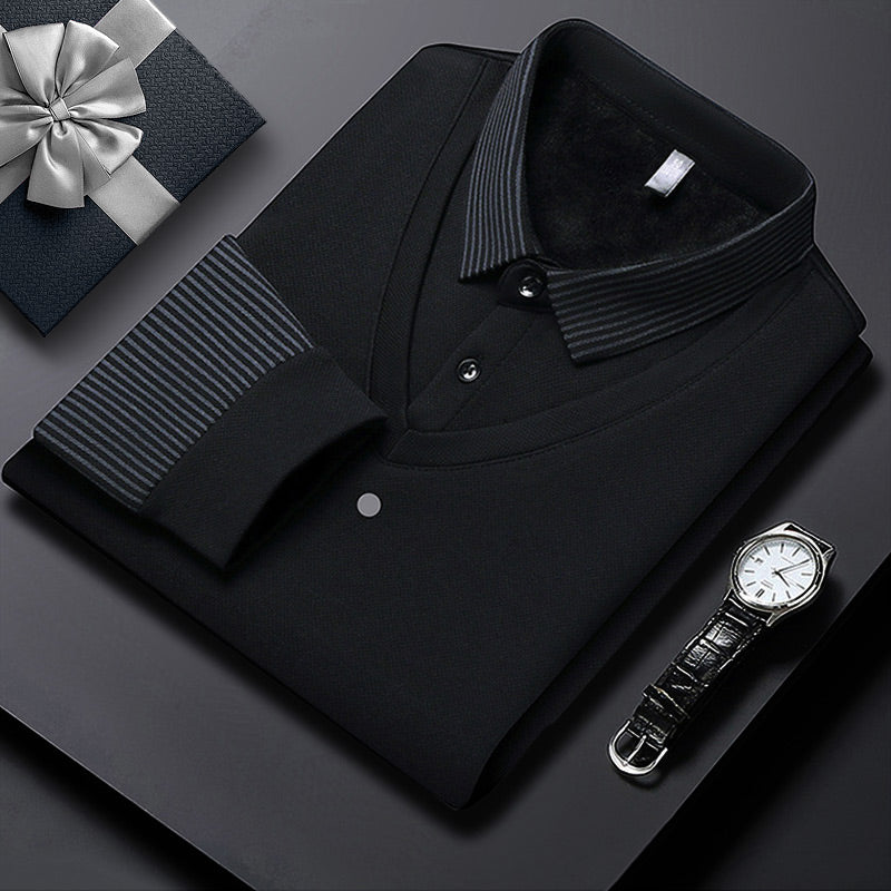 Charlie | Maglia polo a maniche lunghe da uomo