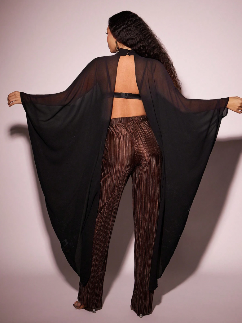 Desiree | Blusa Drappeggiata in Chiffon