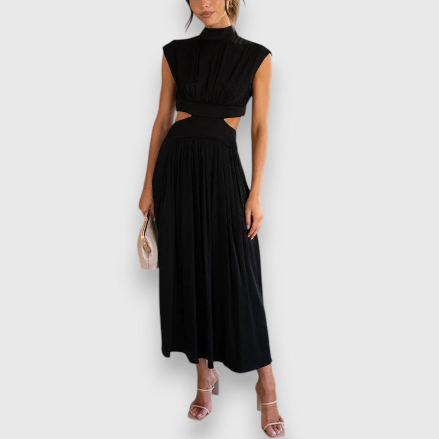 Liyi | Vestito lungo con collo alto