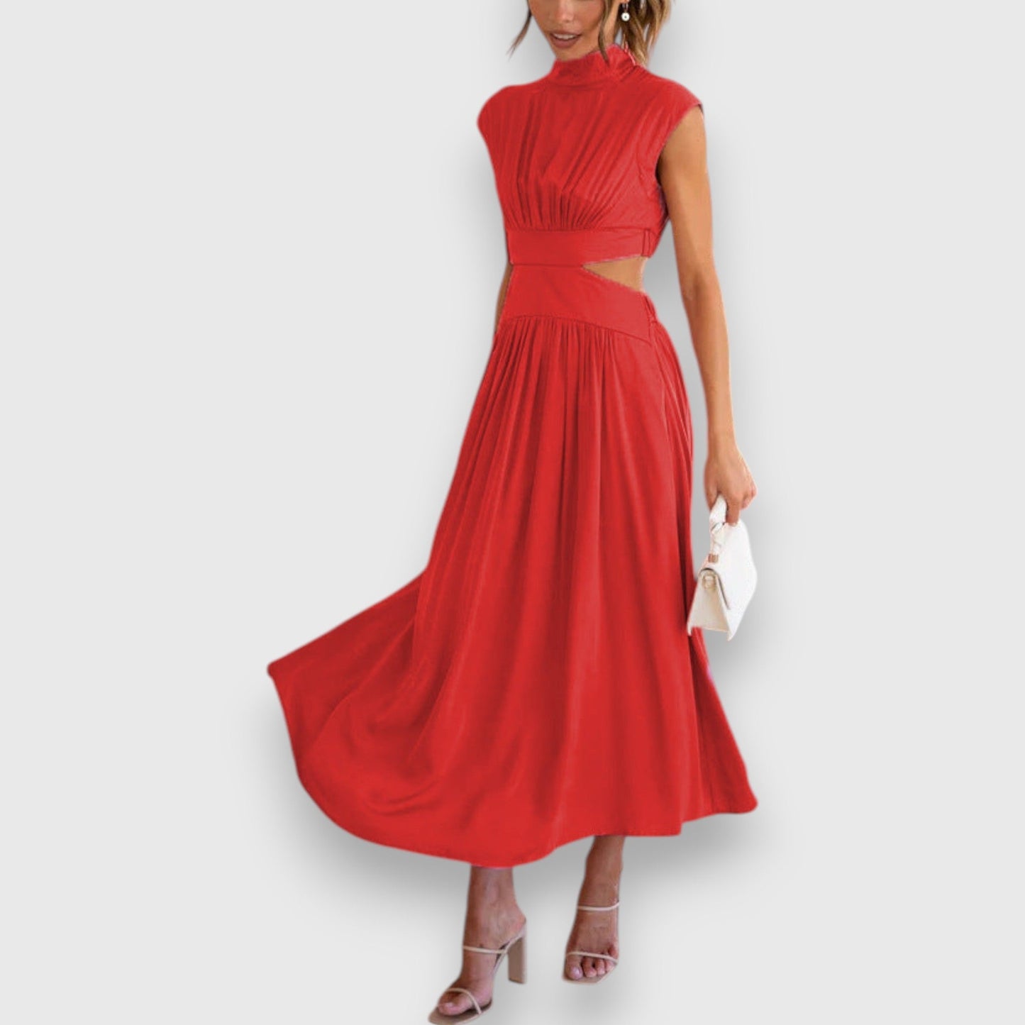 Liyi | Vestito lungo con collo alto