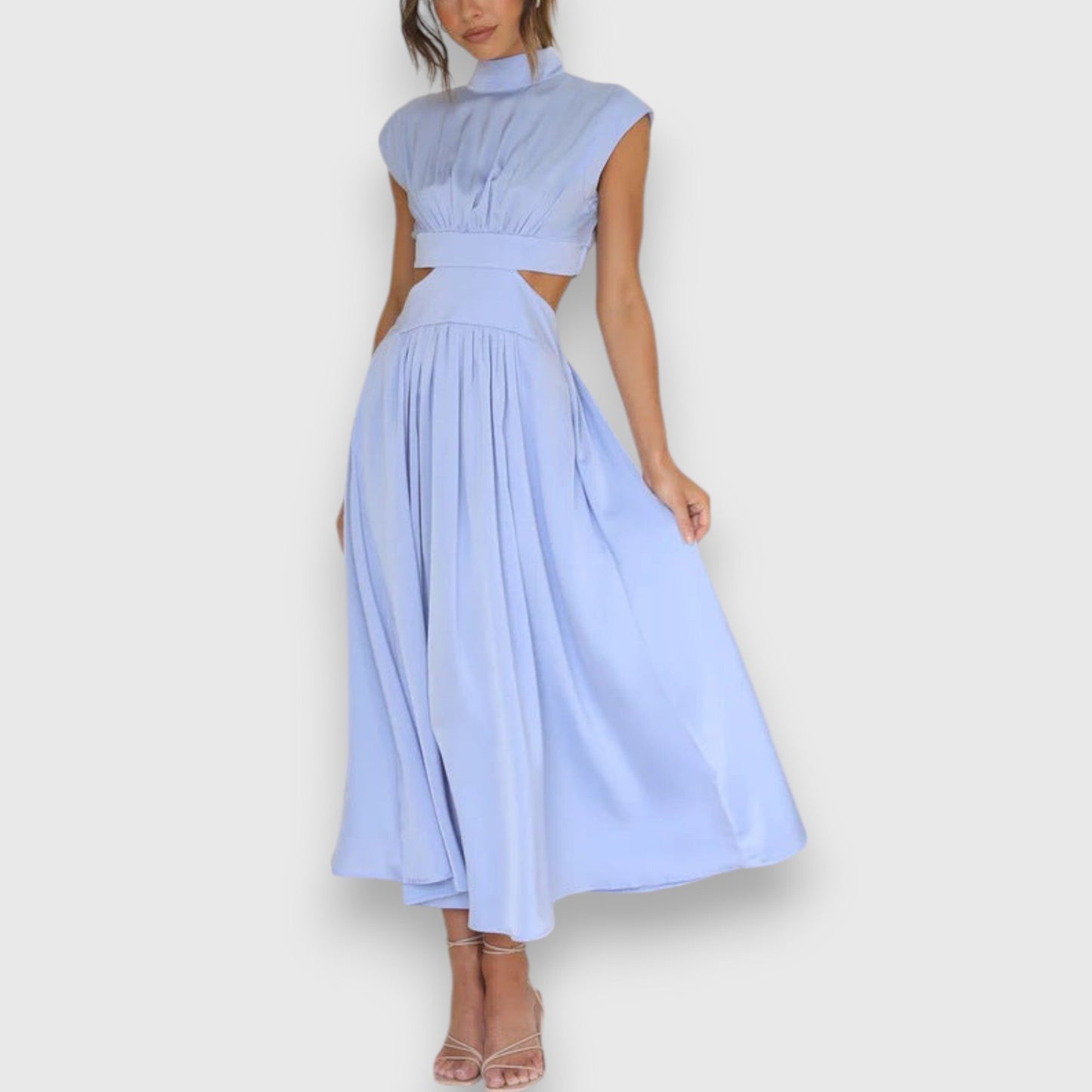 Liyi | Vestito lungo con collo alto