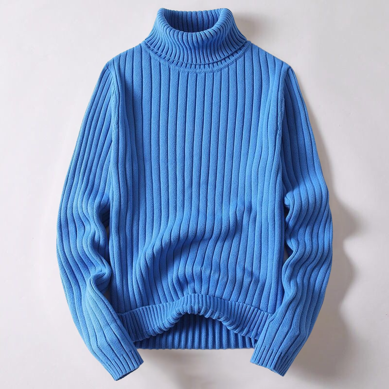 Juan™ | Maglione a Collo Alto a Costine da Uomo