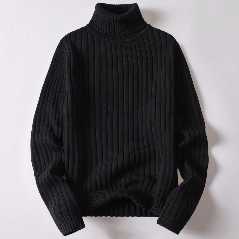 Juan™ | Maglione a Collo Alto a Costine da Uomo