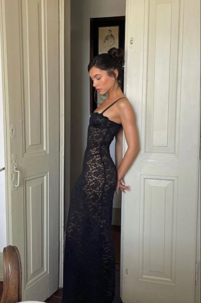 Zamira | Vestito in pizzo Nero