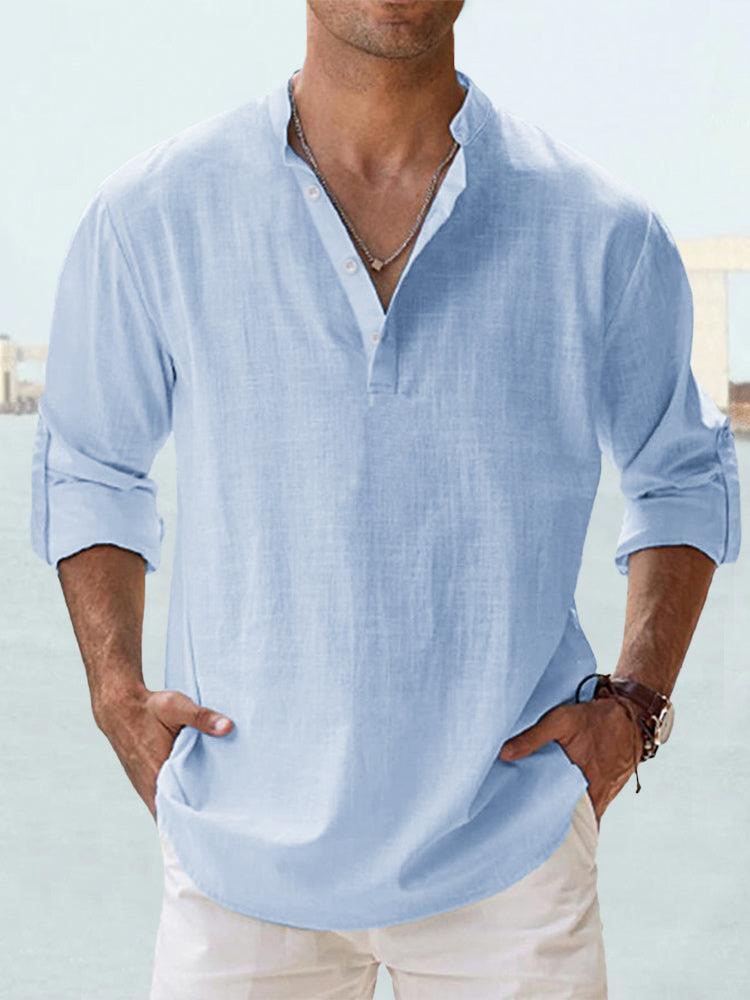 Cristofer | Camicia di Lino Elegante per Uomini