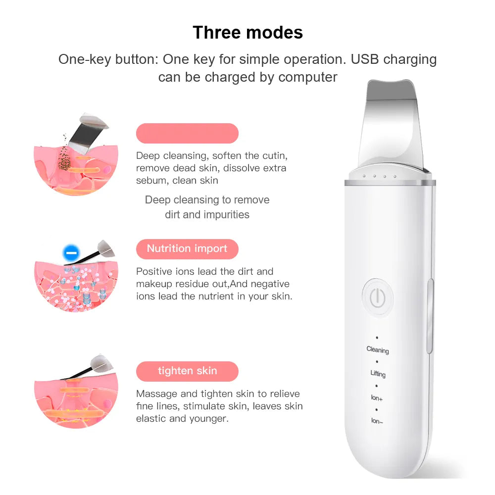 DermaWave™ | Scrubber Ultrasonico per la Pelle