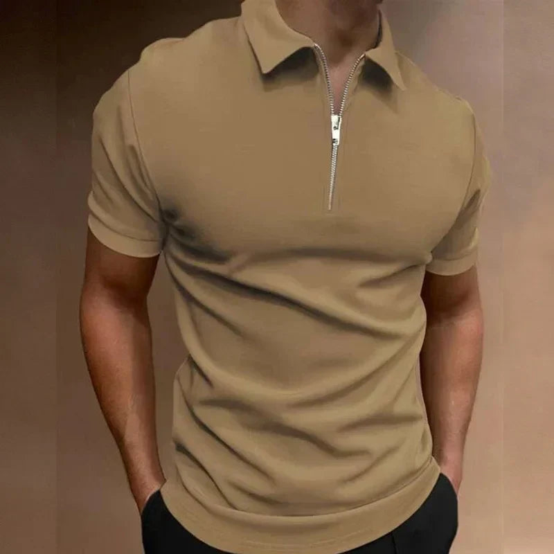 Kyle | Polo con zip classica