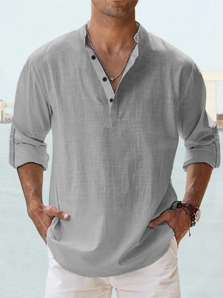 Cristofer | Camicia di Lino Elegante per Uomini