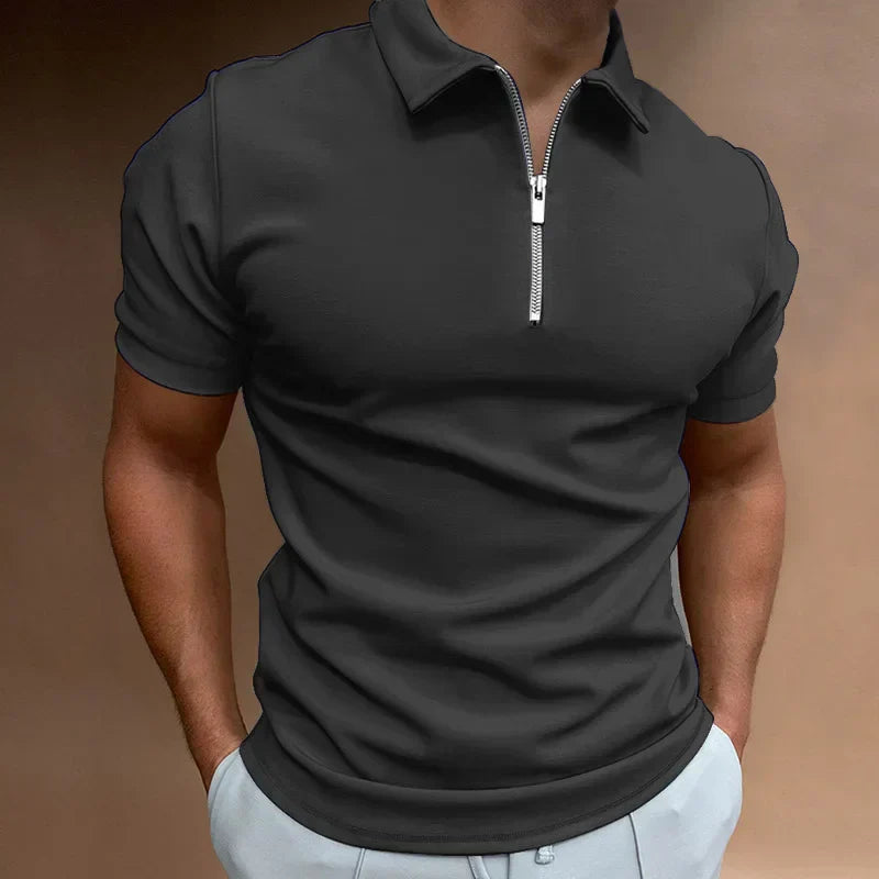 Kyle | Polo con zip classica