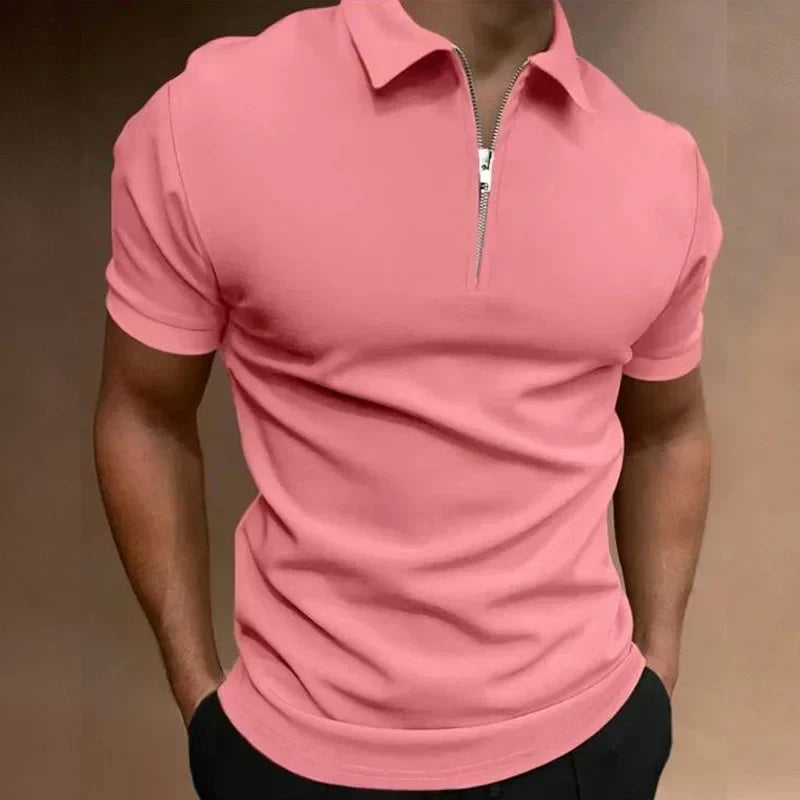 Kyle | Polo con zip classica