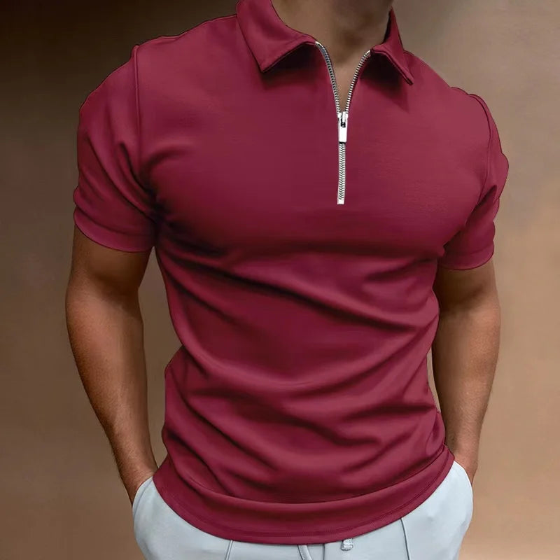Kyle | Polo con zip classica