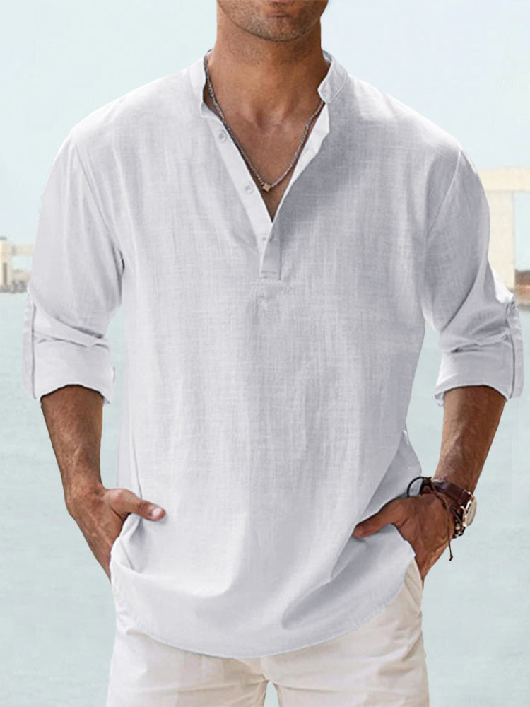 Cristofer | Camicia di Lino Elegante per Uomini
