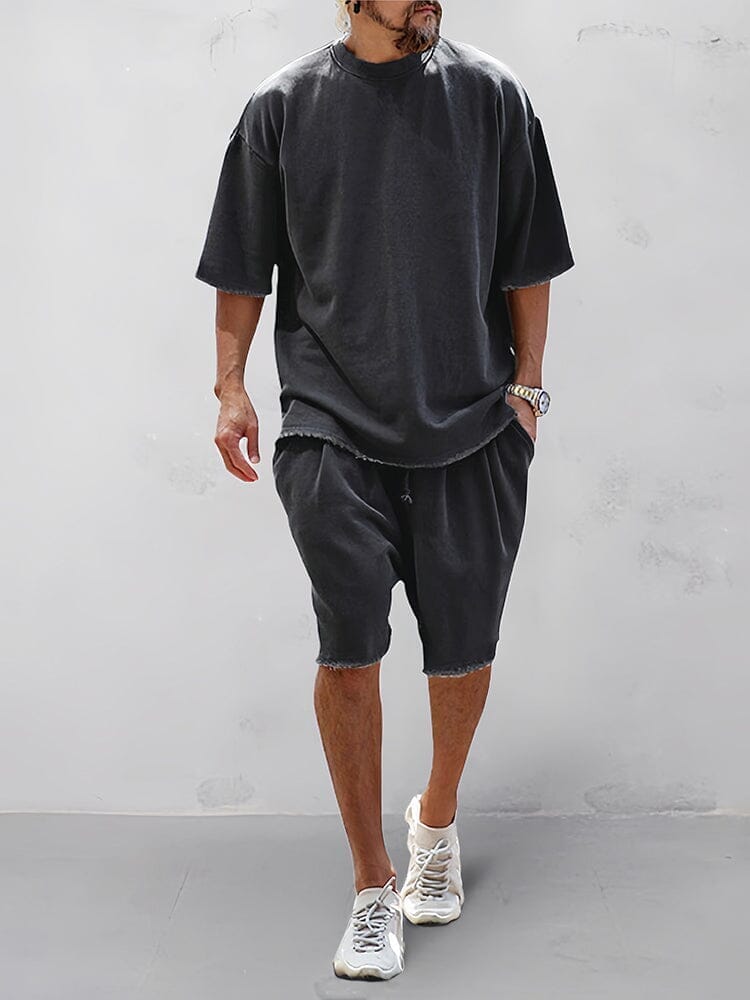 Geordi | Completo Casual di Maglietta e Pantaloni Corti