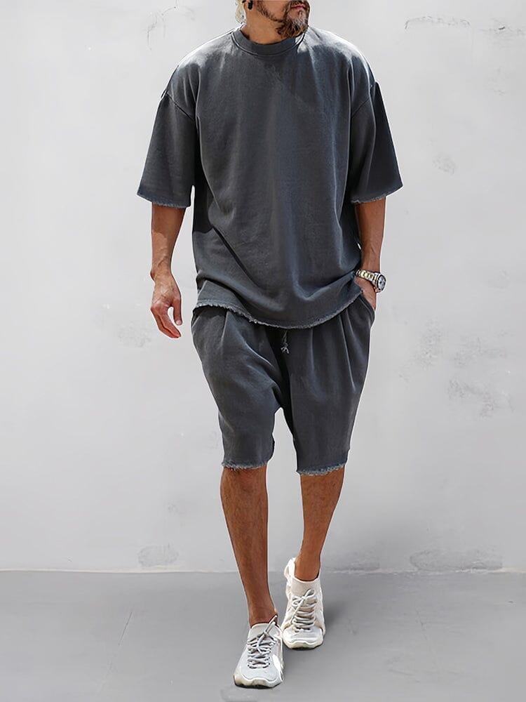 Geordi | Completo Casual di Maglietta e Pantaloni Corti