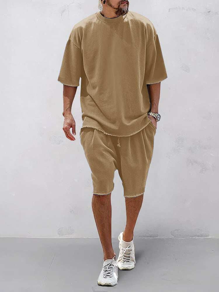 Geordi | Completo Casual di Maglietta e Pantaloni Corti