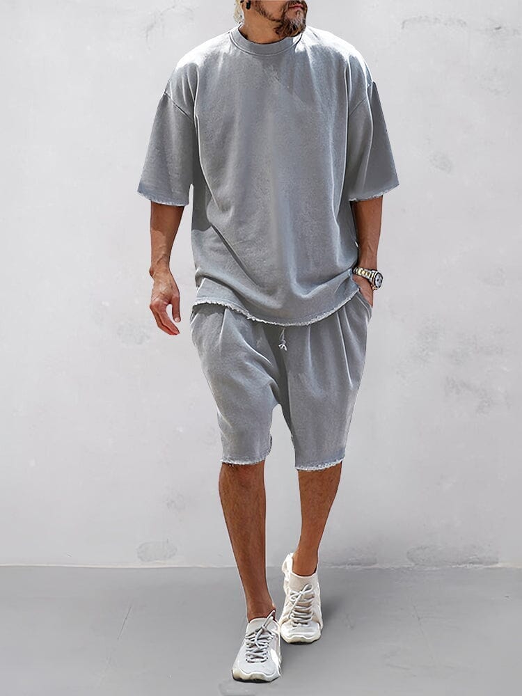 Geordi | Completo Casual di Maglietta e Pantaloni Corti