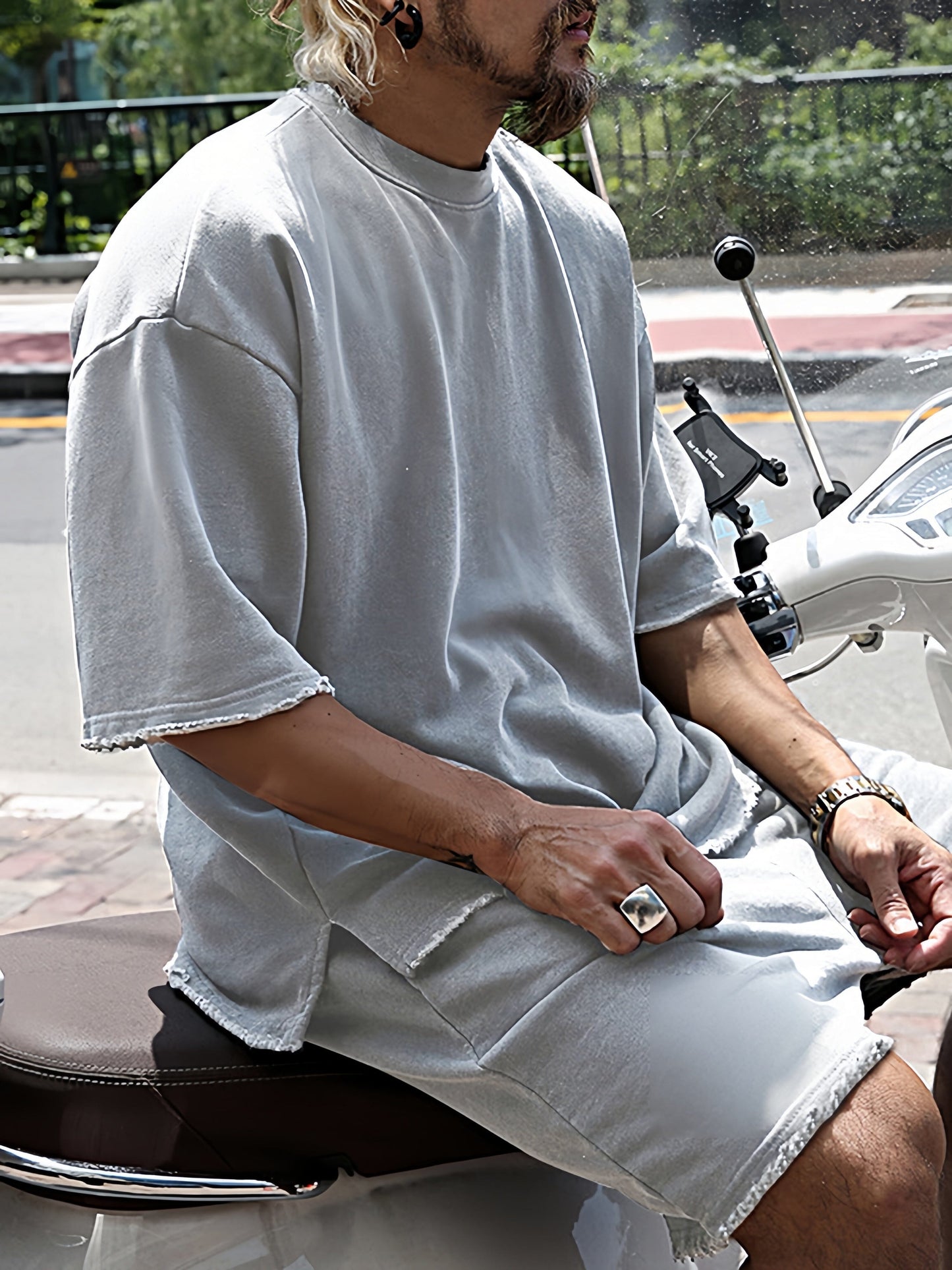 Geordi | Completo Casual di Maglietta e Pantaloni Corti