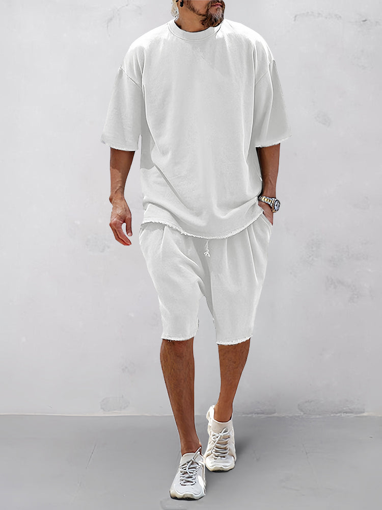 Geordi | Completo Casual di Maglietta e Pantaloni Corti