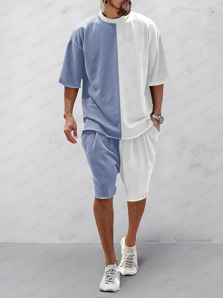 Geordi | Completo Casual di Maglietta e Pantaloni Corti