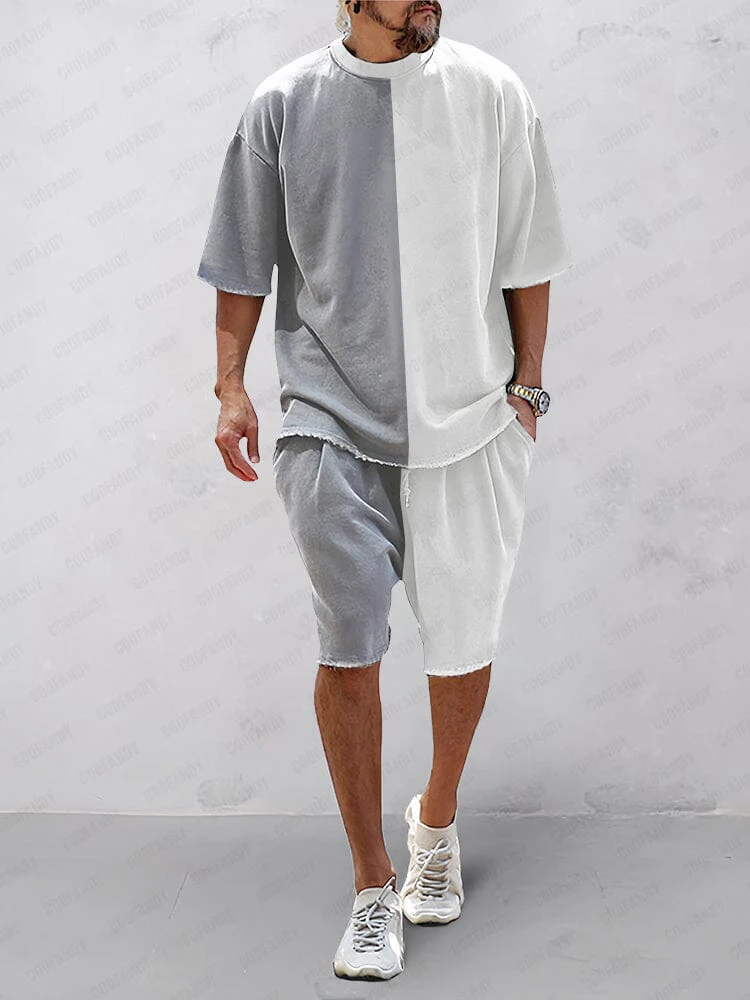 Geordi | Completo Casual di Maglietta e Pantaloni Corti