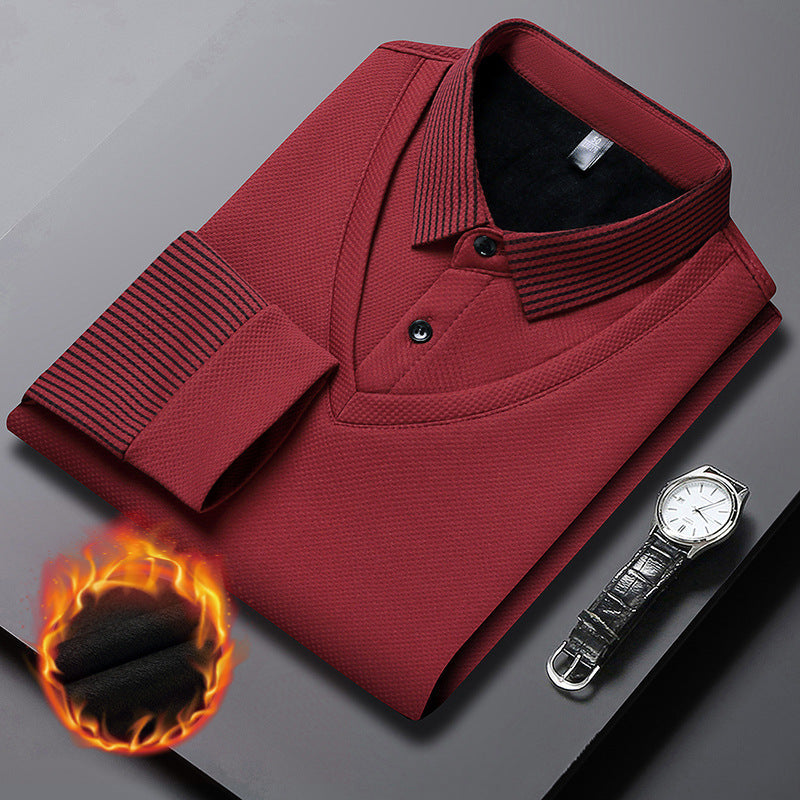 Charlie | Maglia polo a maniche lunghe da uomo