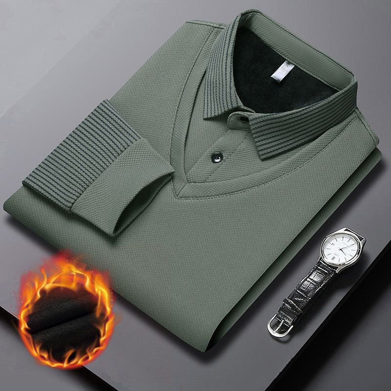 Charlie | Maglia polo a maniche lunghe da uomo