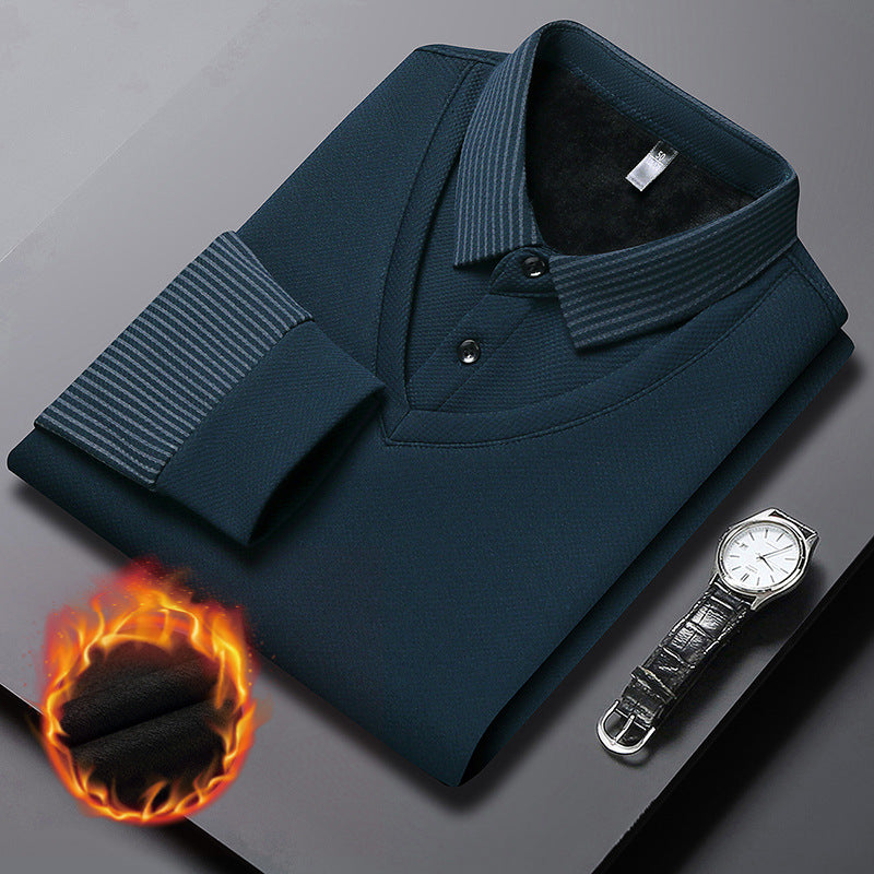 Charlie | Maglia polo a maniche lunghe da uomo