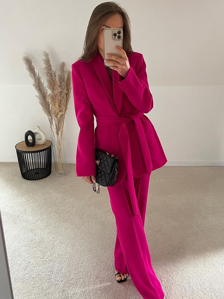 Annalisa | Elegante Completo di Blazer e Pantaloni