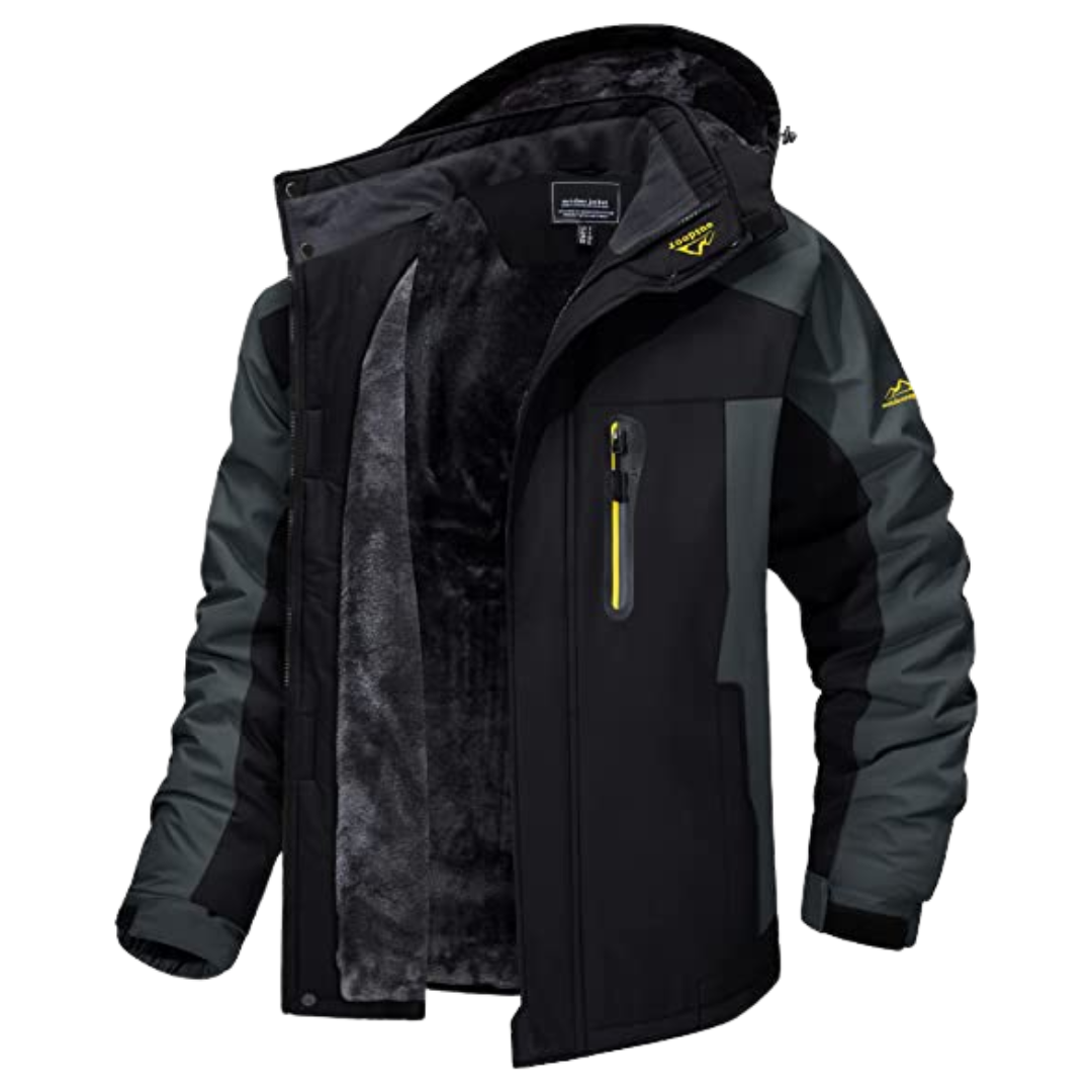 Theo™ | La Giacca Impermeabile Definitiva con Fodera in Pile Lussuoso