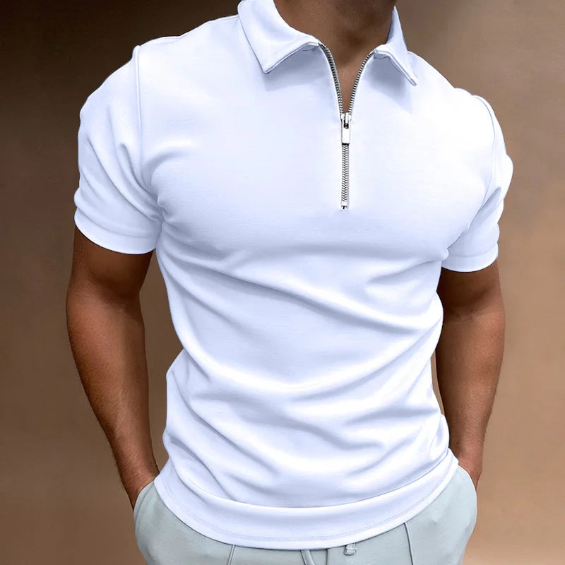 Kyle | Polo con zip classica
