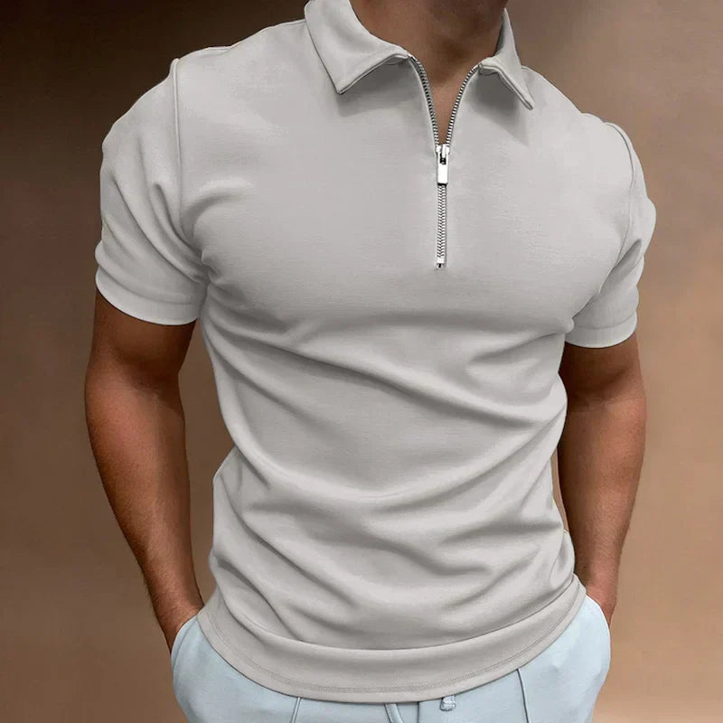 Kyle | Polo con zip classica