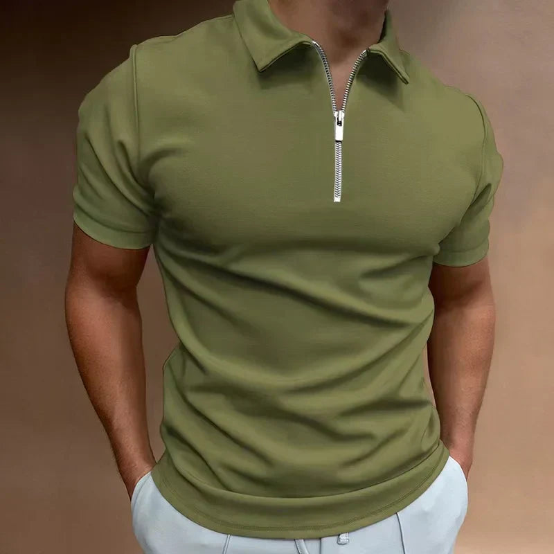 Kyle | Polo con zip classica