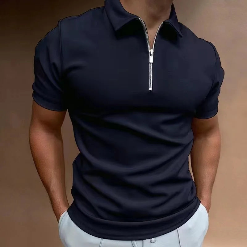 Kyle | Polo con zip classica