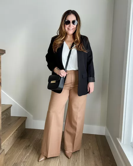 Jana | Pantaloni Eleganti a Gamba Larga