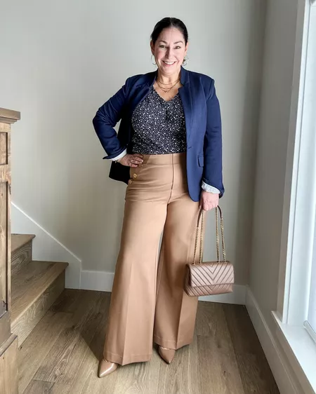 Jana | Pantaloni Eleganti a Gamba Larga