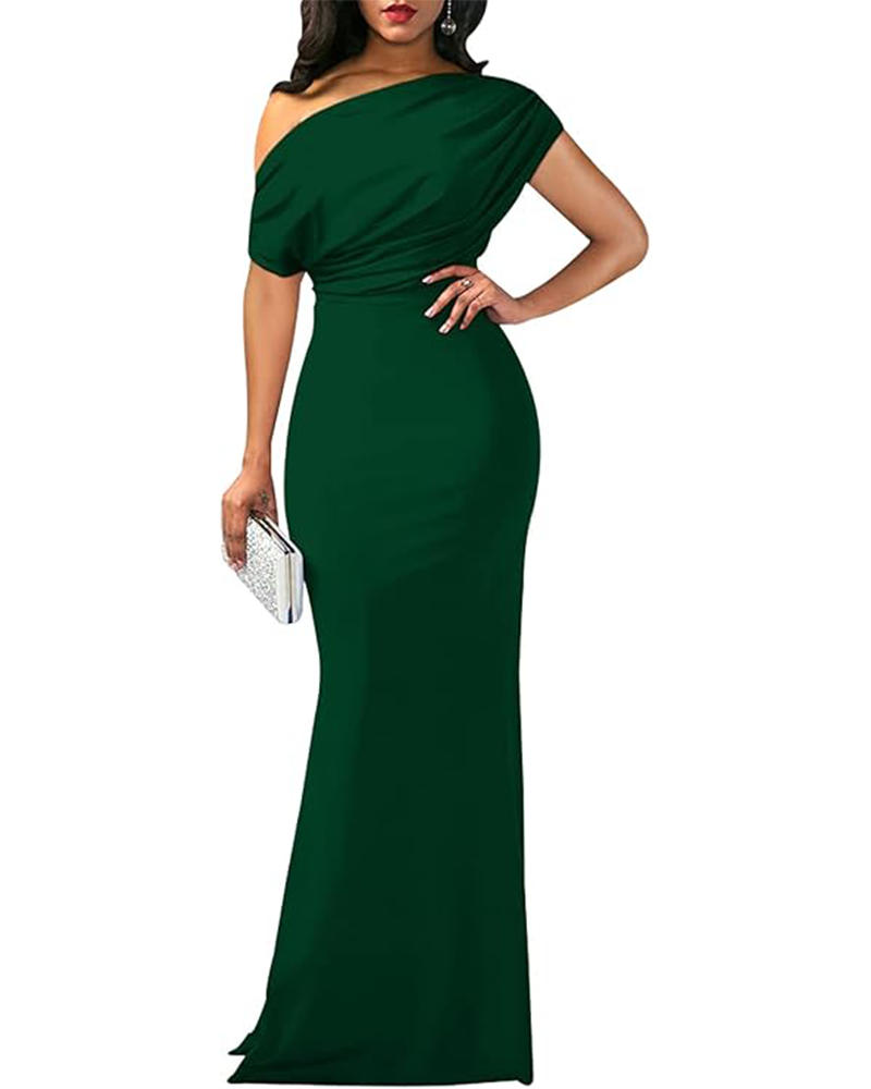 Luar | Elegante Abito Maxi Off-Shoulder